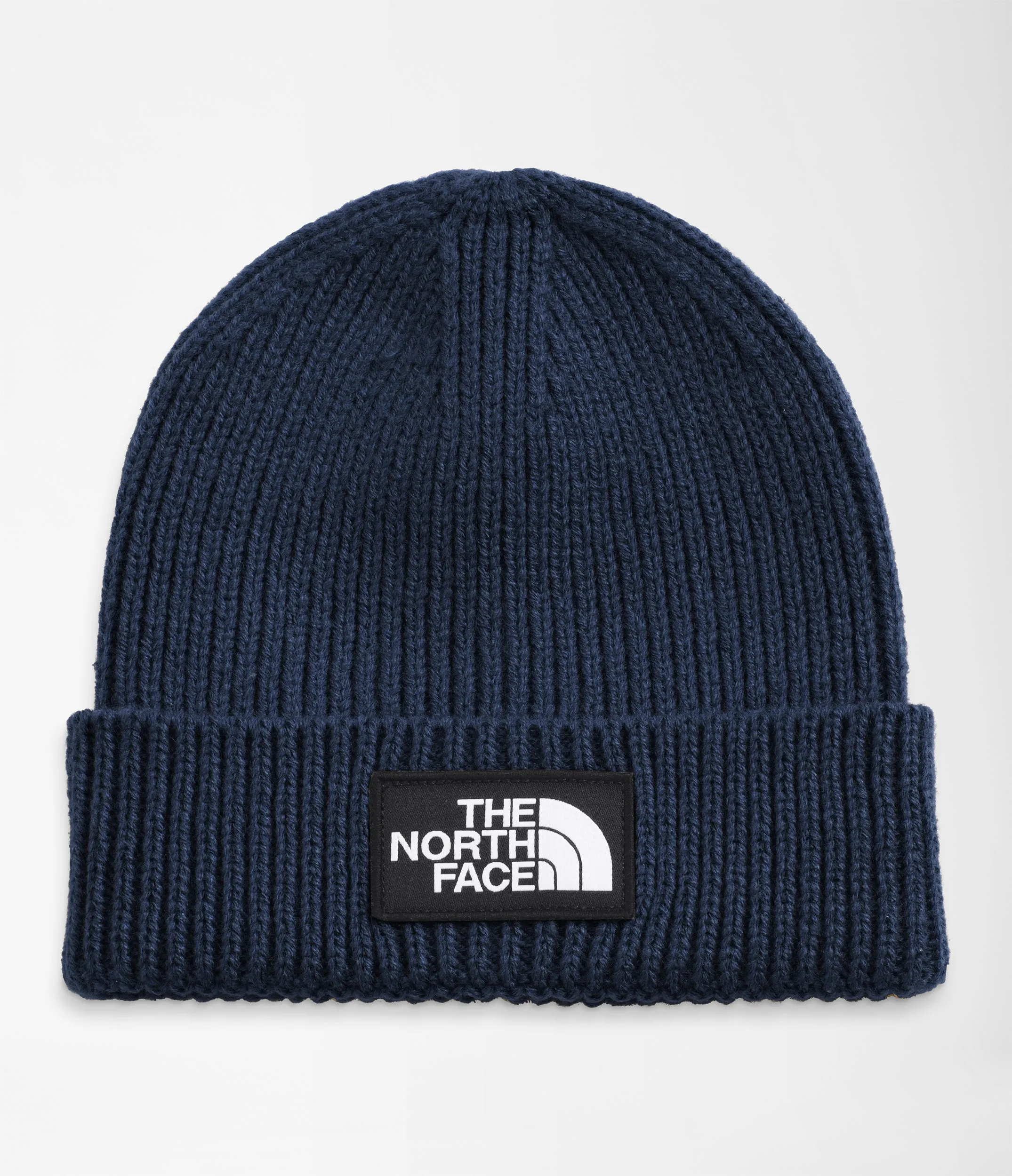 The North Face TNF Logo Box Cuffed Beanie (Unisex)