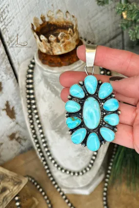 The Sonoran Mountain Grande Turquoise Pendant