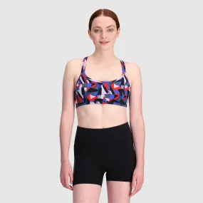 Women's Vantage Printed Bralette, Light Support