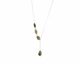 Y Not 14 K Gold Fill Necklace Labrdorite